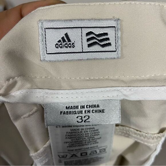 Adidas Golf Cream Colored Athletic Shorts - Picture 4 of 4